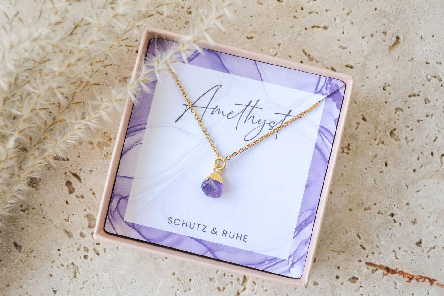 Kette mit Amethyst Anhänger