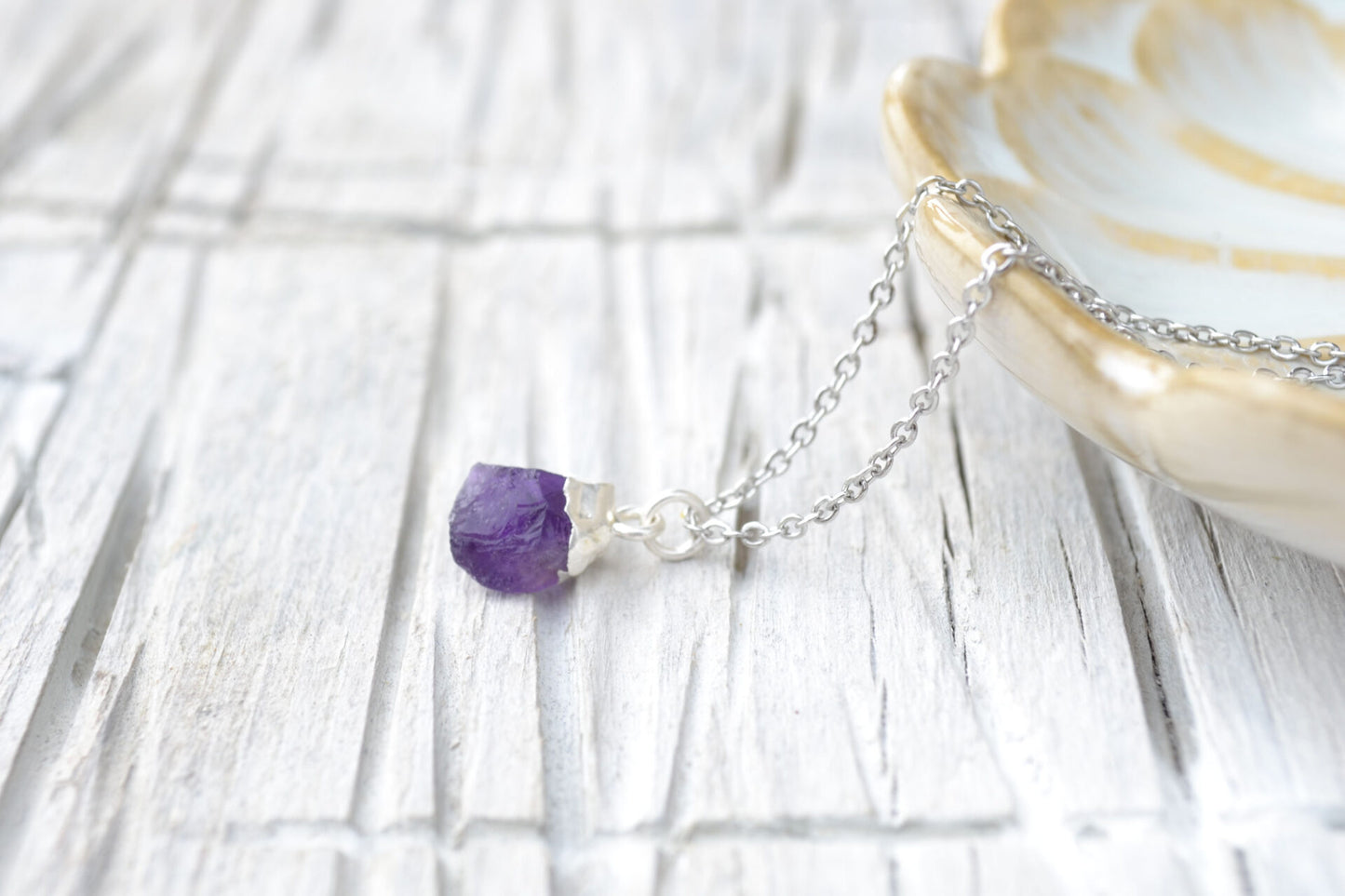 Kette mit Amethyst Anhänger