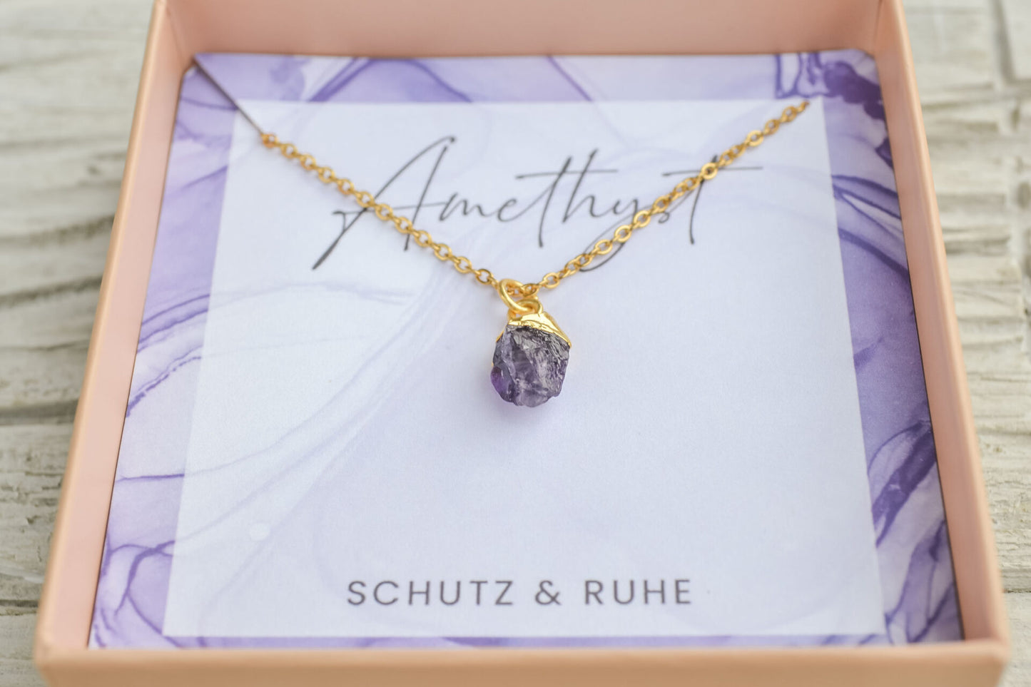 Kette mit Amethyst Anhänger