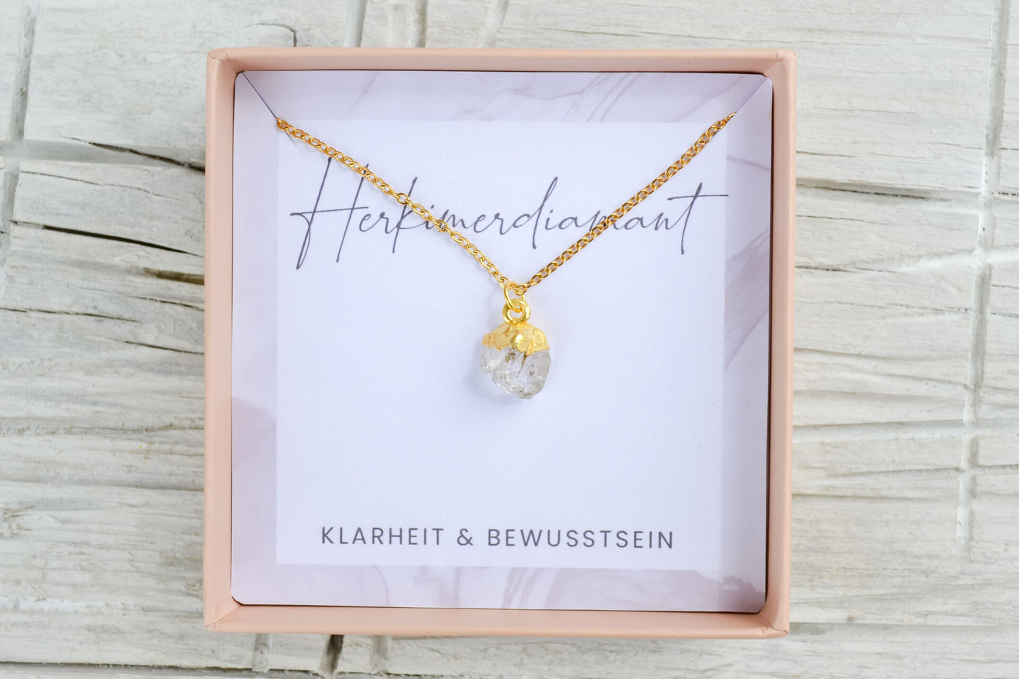 Kette mit Herkimer Anhänger
