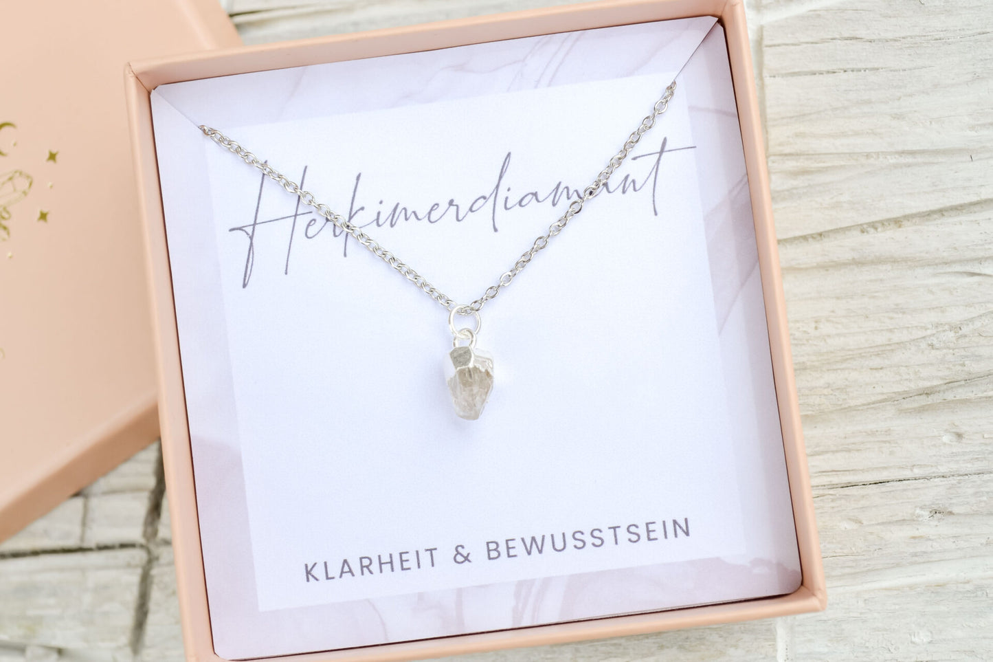 Kette mit Herkimer Anhänger