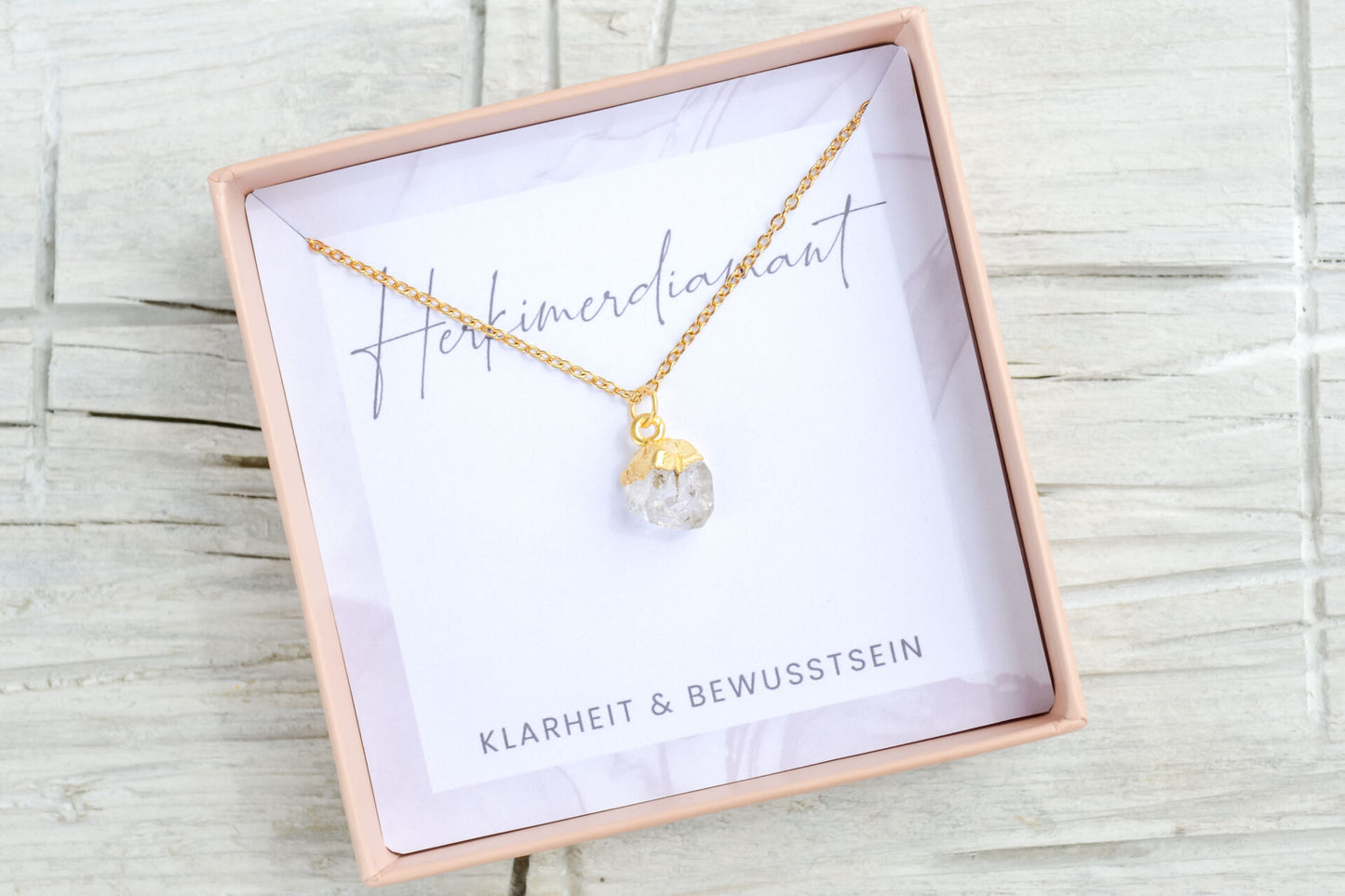 Kette mit Herkimer Anhänger