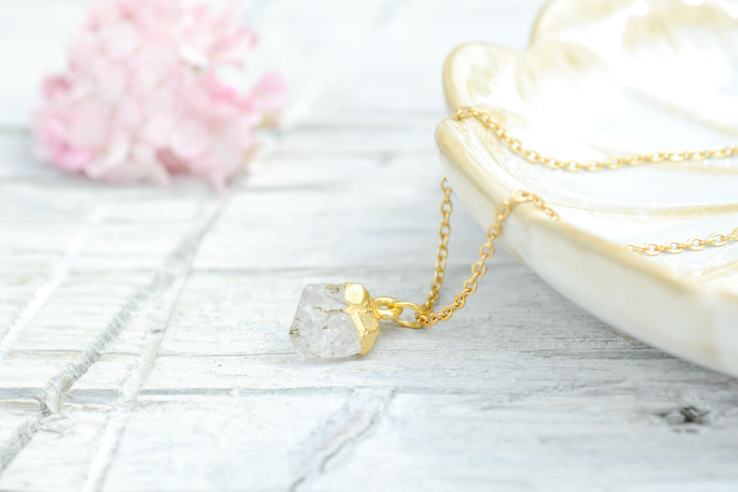 Kette mit Herkimer Anhänger