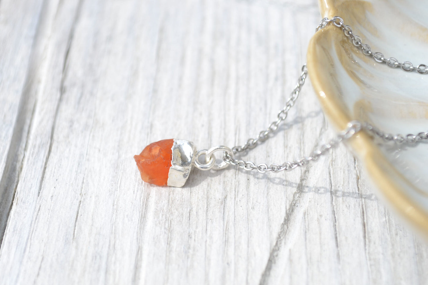 Kette mit Karneol Anhänger
