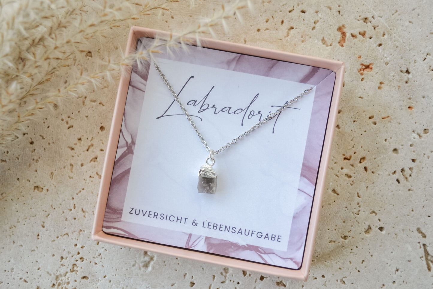 Kette mit Labradorit Anhänger