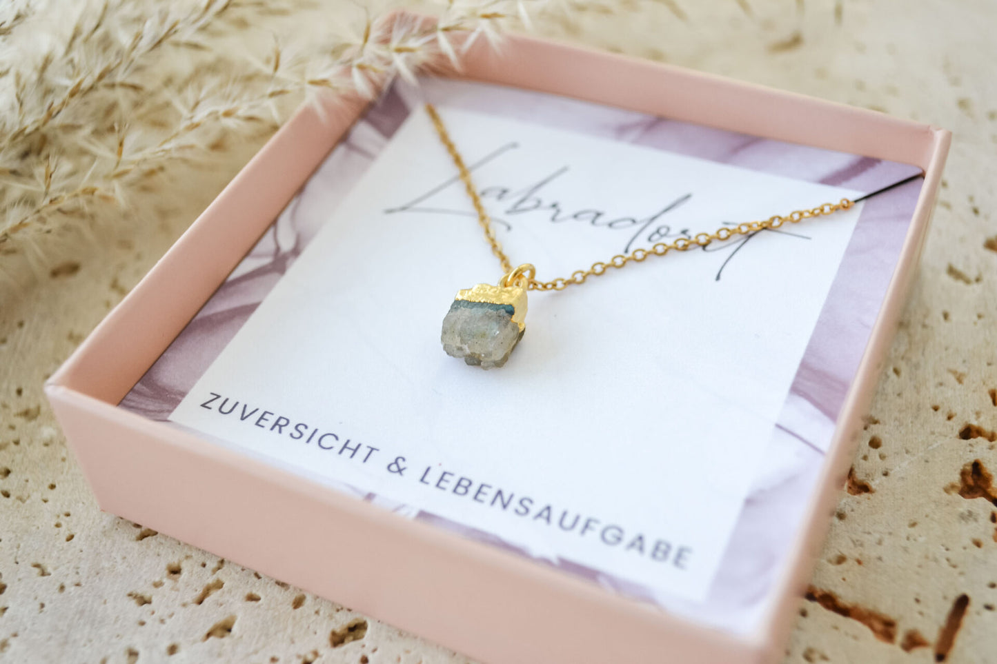 Kette mit Labradorit Anhänger