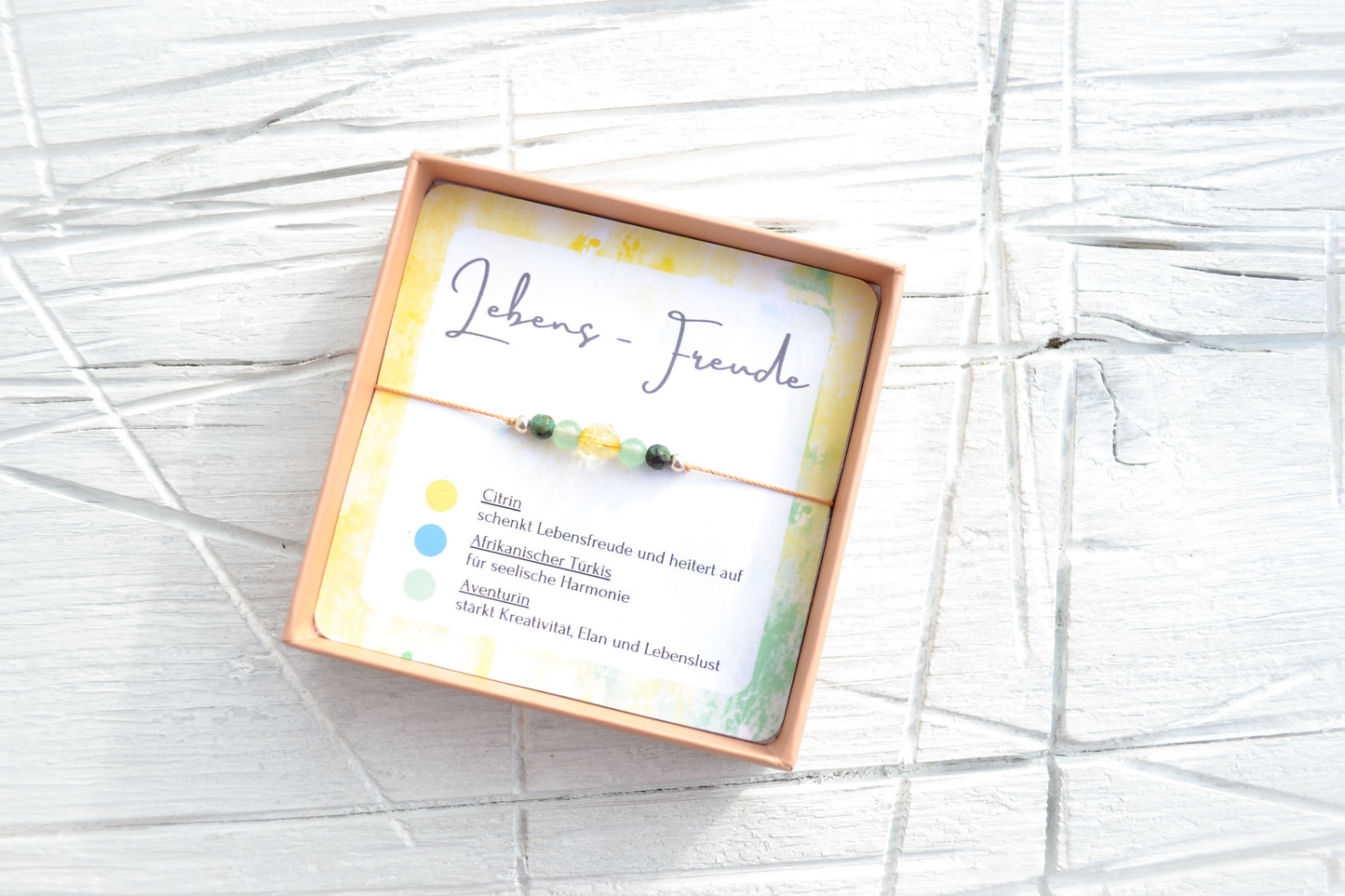 Zartes Armband Lebens-Freude