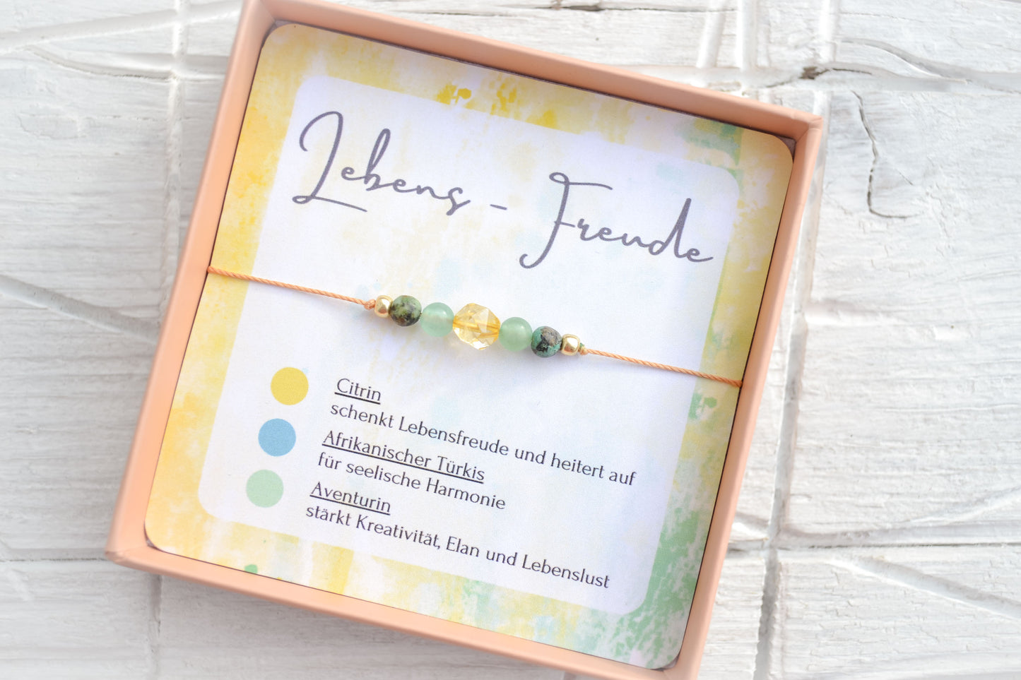 Zartes Armband Lebens-Freude