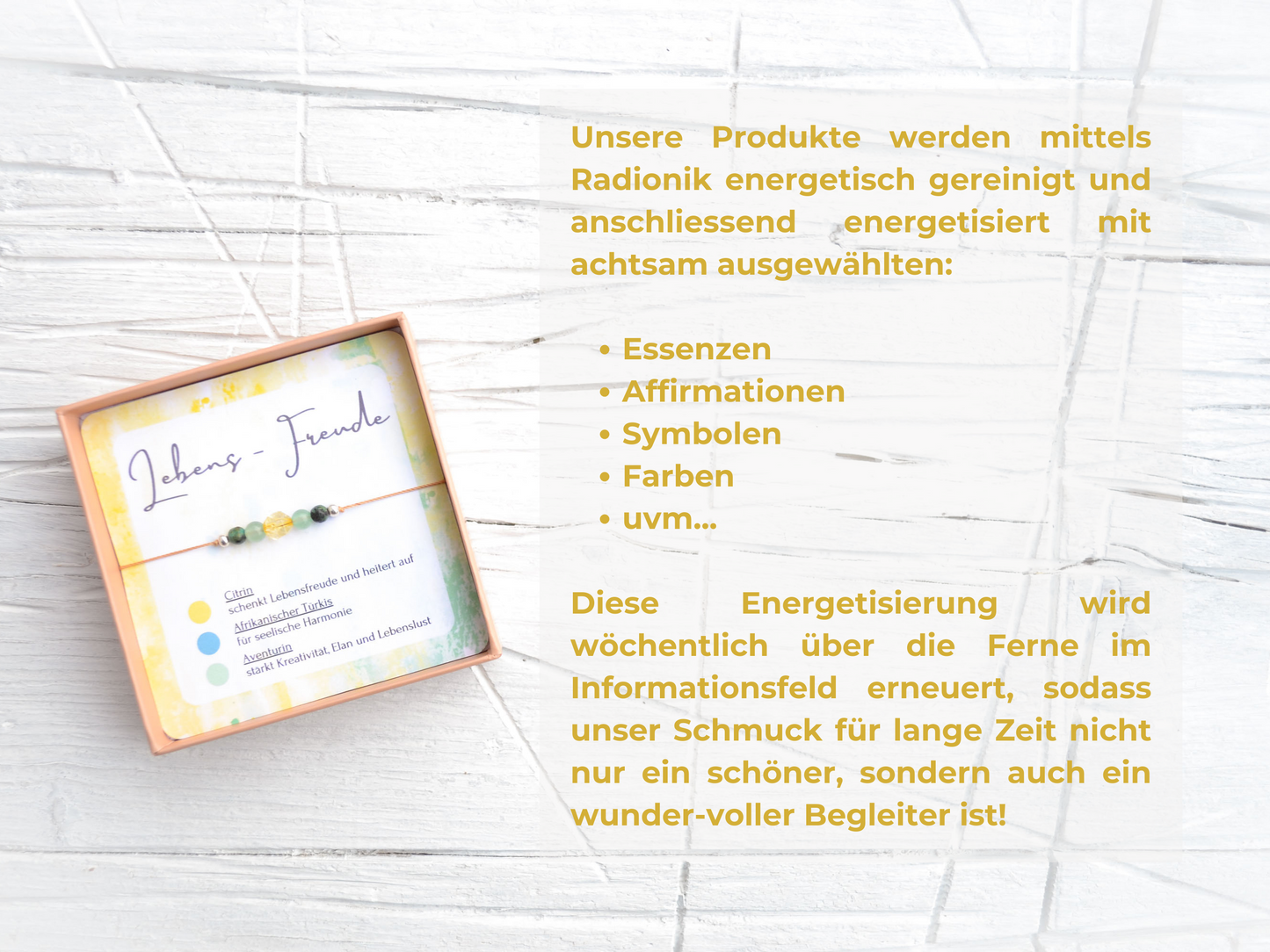 Zartes Armband Lebens-Freude