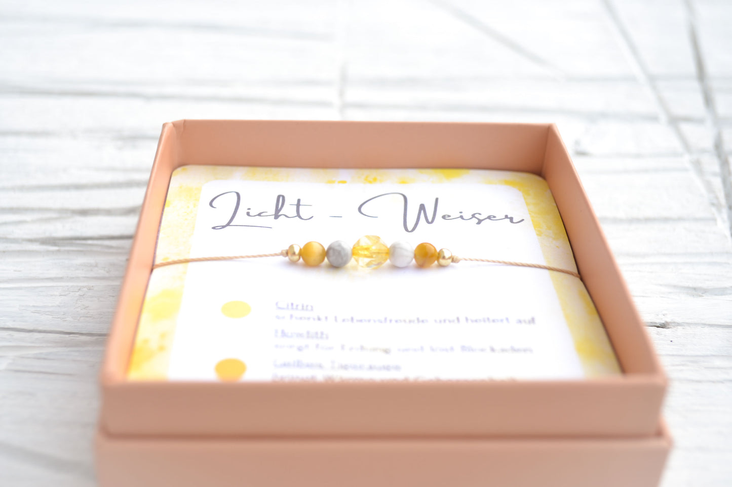 Zartes Armband Licht-Weiser