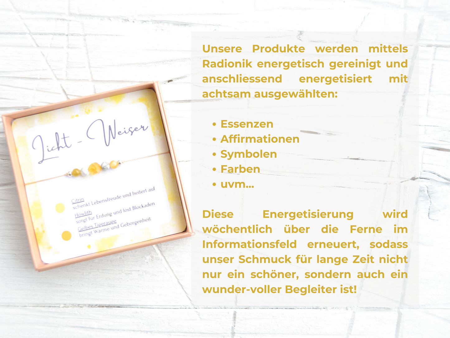 Zartes Armband Licht-Weiser