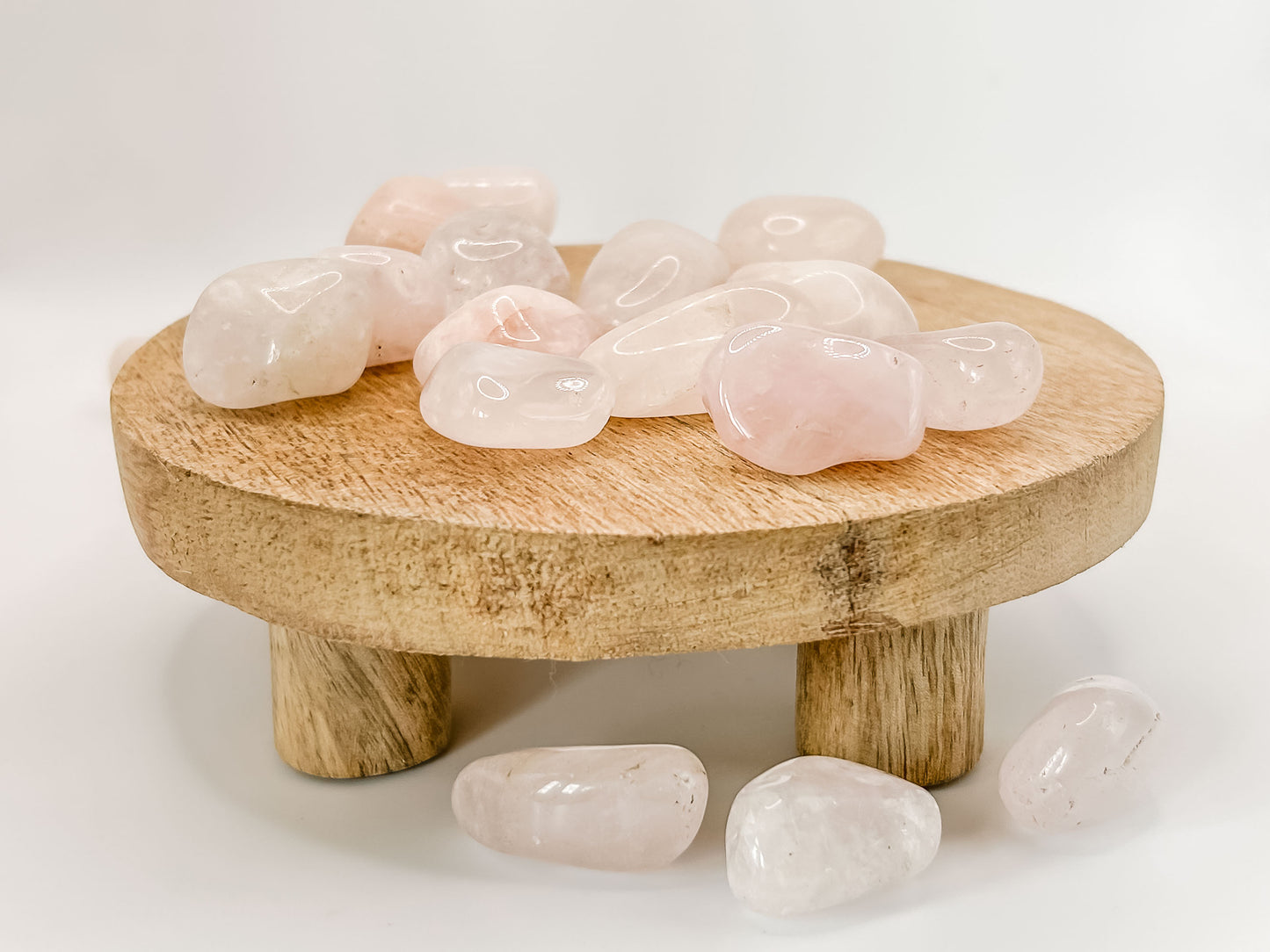 Rosenquarz Heilstein, Kristall für Liebe, Harmonie und Selbstliebe